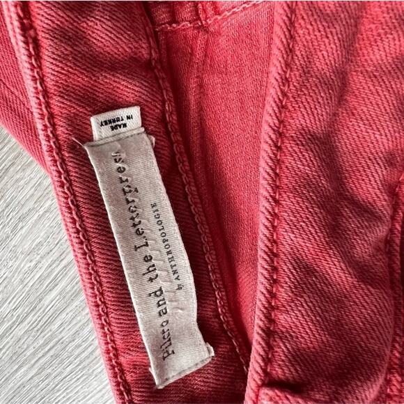 NWT Anthropologie Pilcro & The Letterpress High-Rise Slim Ankle Denim 26 Skinny - Picture 6 of 10